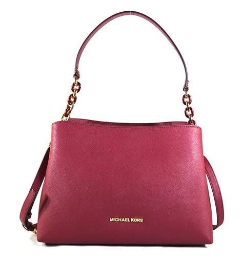 New, Michael Kors Sofia Large East West Satchel Crossbody 